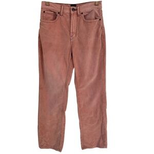 BDG Urban‎ Outfitters Velvet-Touch Washed Straight Leg Pants – Dusty Rose, Sz 26